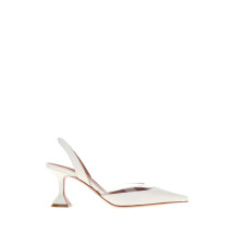 [Amina Muaddi] Sandals SS26 LARASLING70 WHITRA