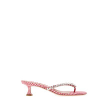 [Amina Muaddi] Sandals SS26 GIGITHONG45 RED&WHITE