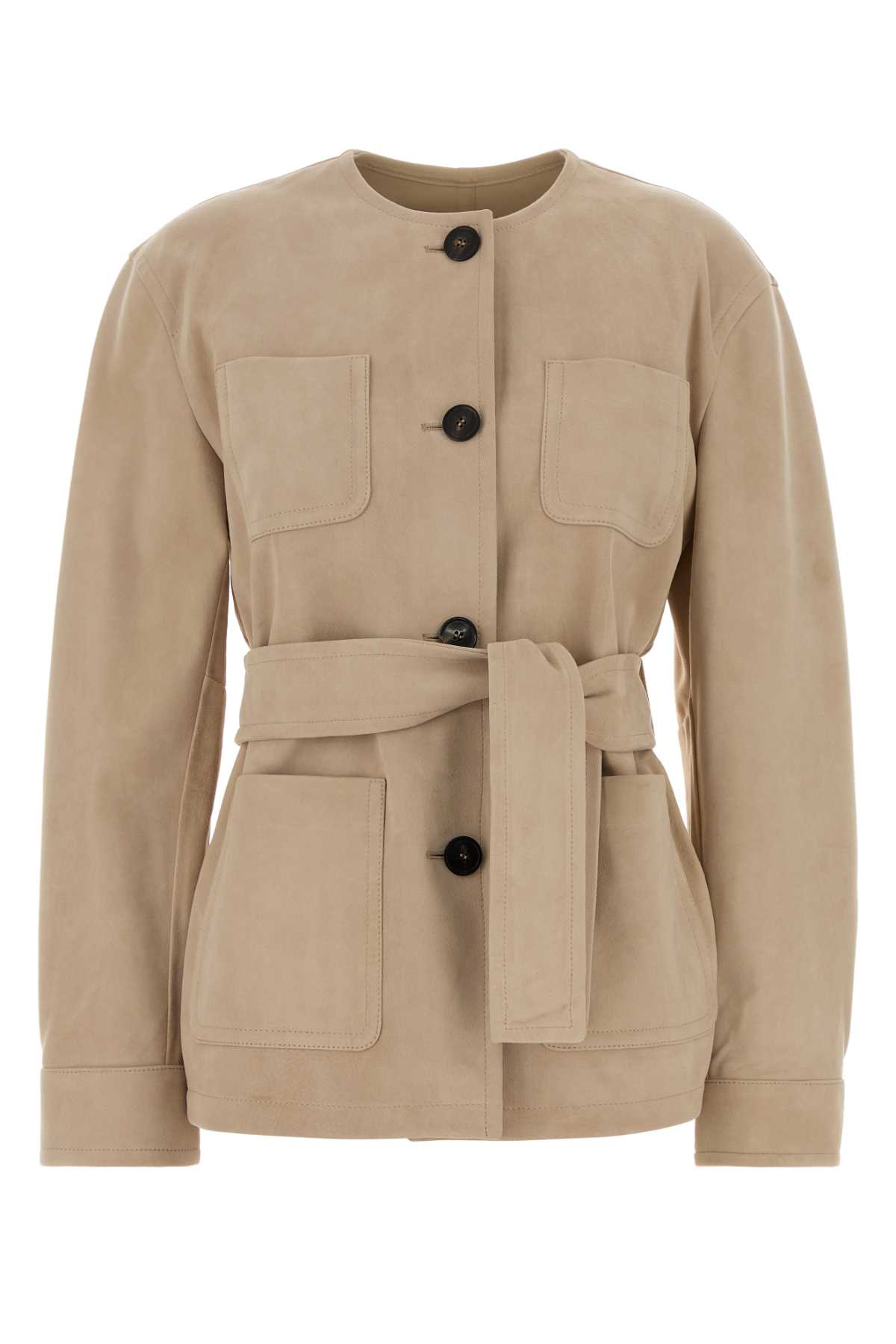 [Max Mara Studio] Leather Jacket FW26 2626446021600 001
