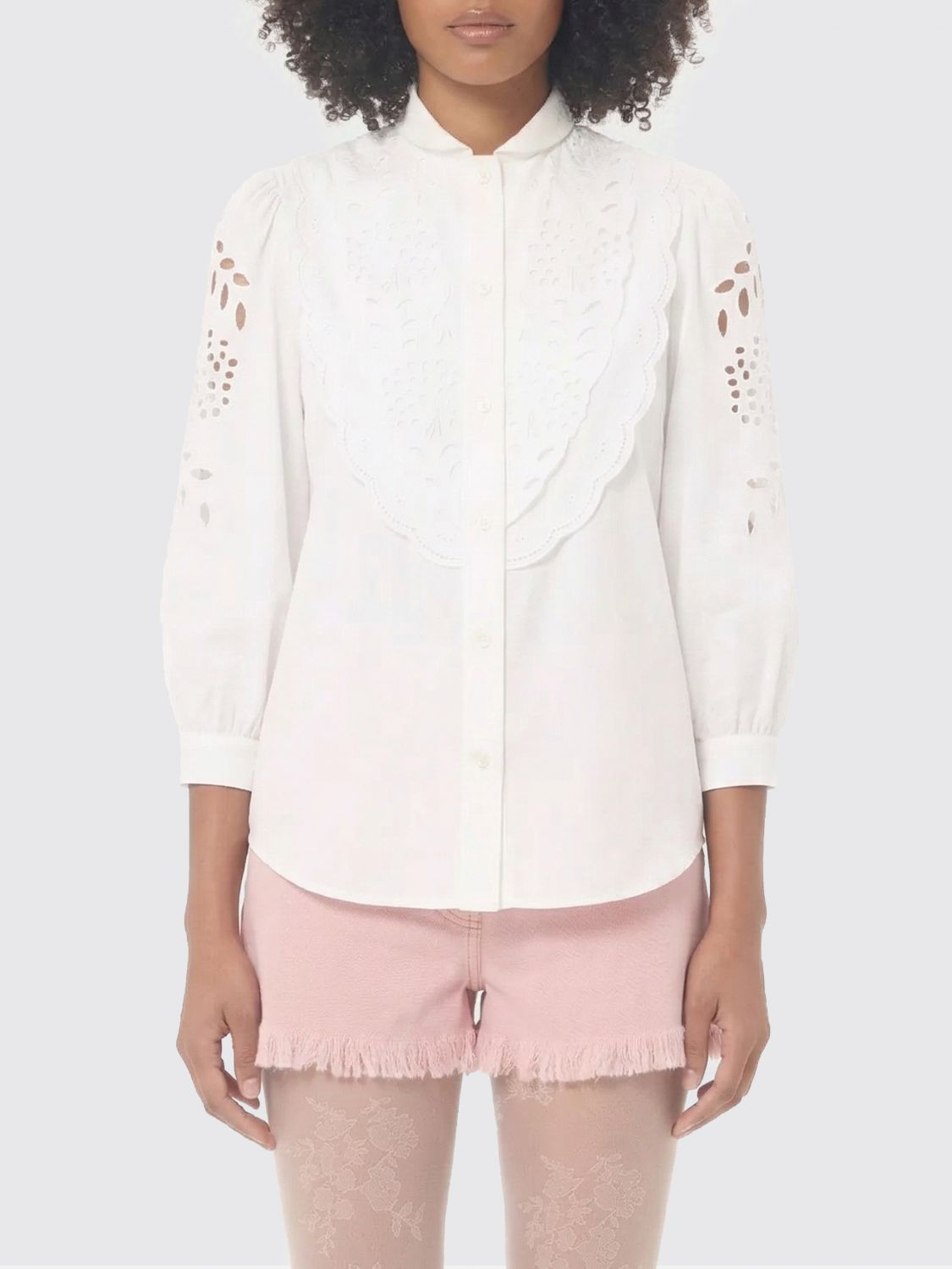 [Valentino] Shirts Long Sleeve SS26 8B3AB8209VN 0BO