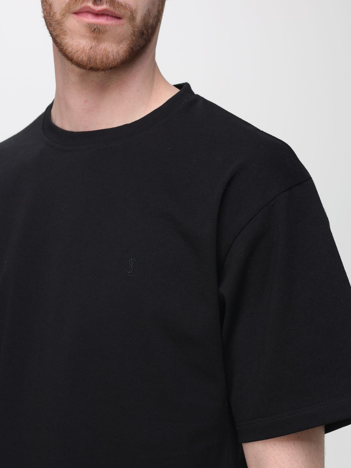 [Saint Laurent] T-shirts SS26 862769Y38AK 1000