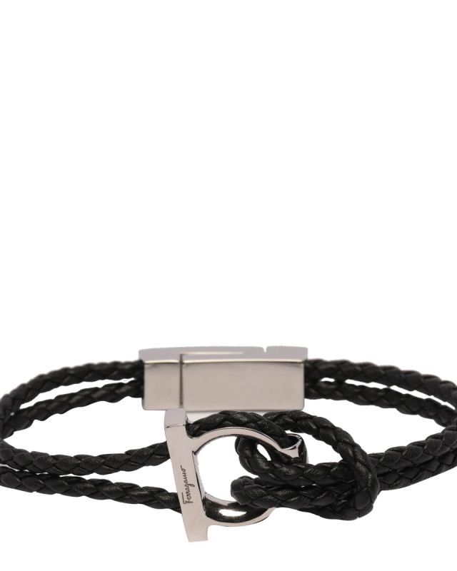 [Salvatore Ferragamo] Bracelet FW26 712417770141BLACK