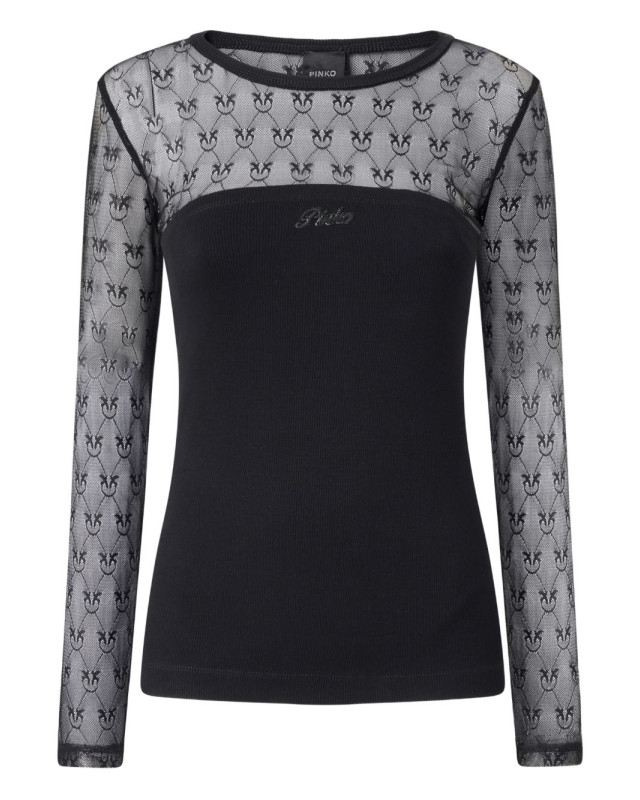 [PINKO] T-shirts Long Sleeve SS26 106472 A362 VIOLINISTA Z99