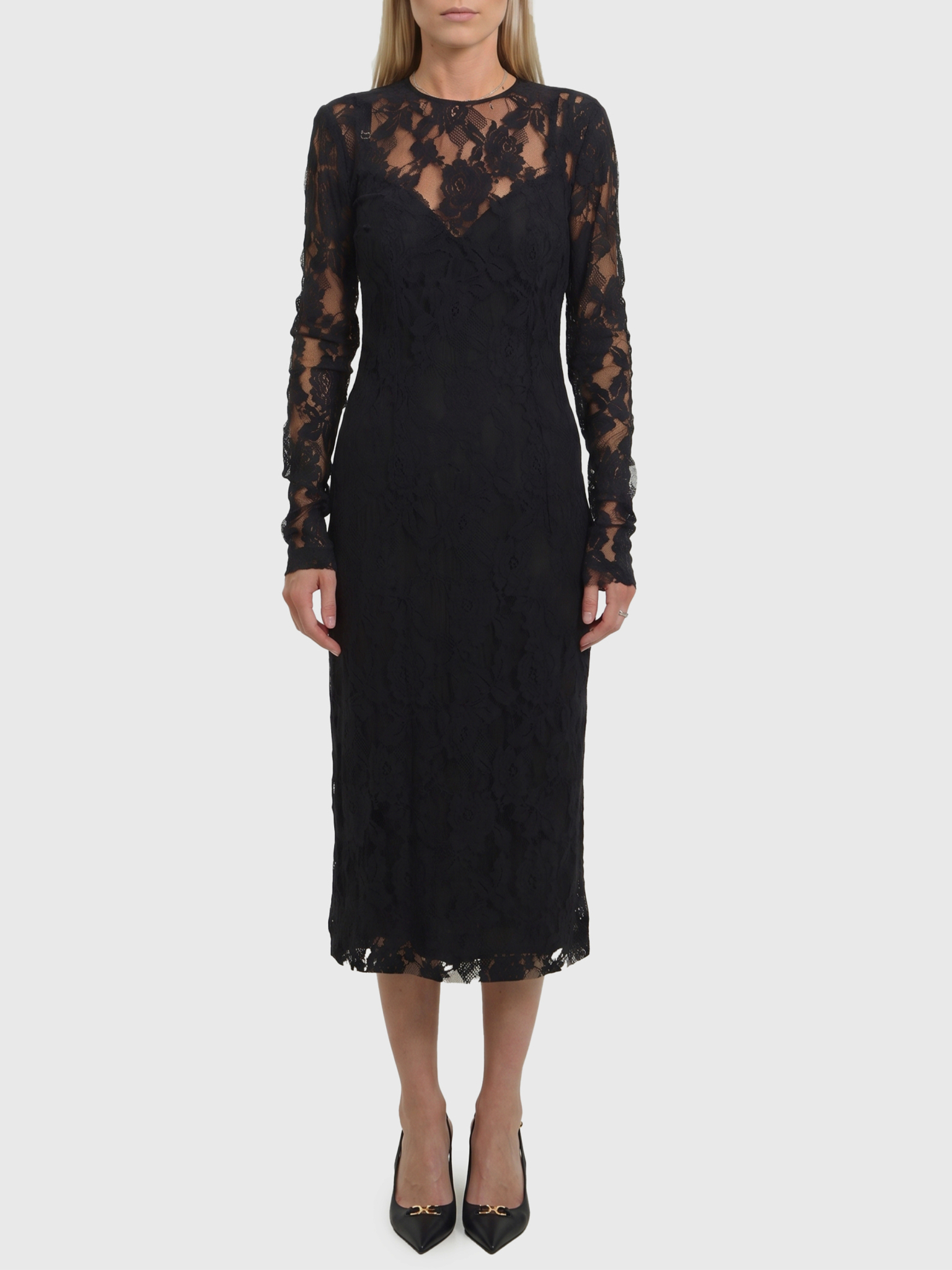 [DOLCE&GABBANA] Dress FW26 F618GT_ILMER_N0000