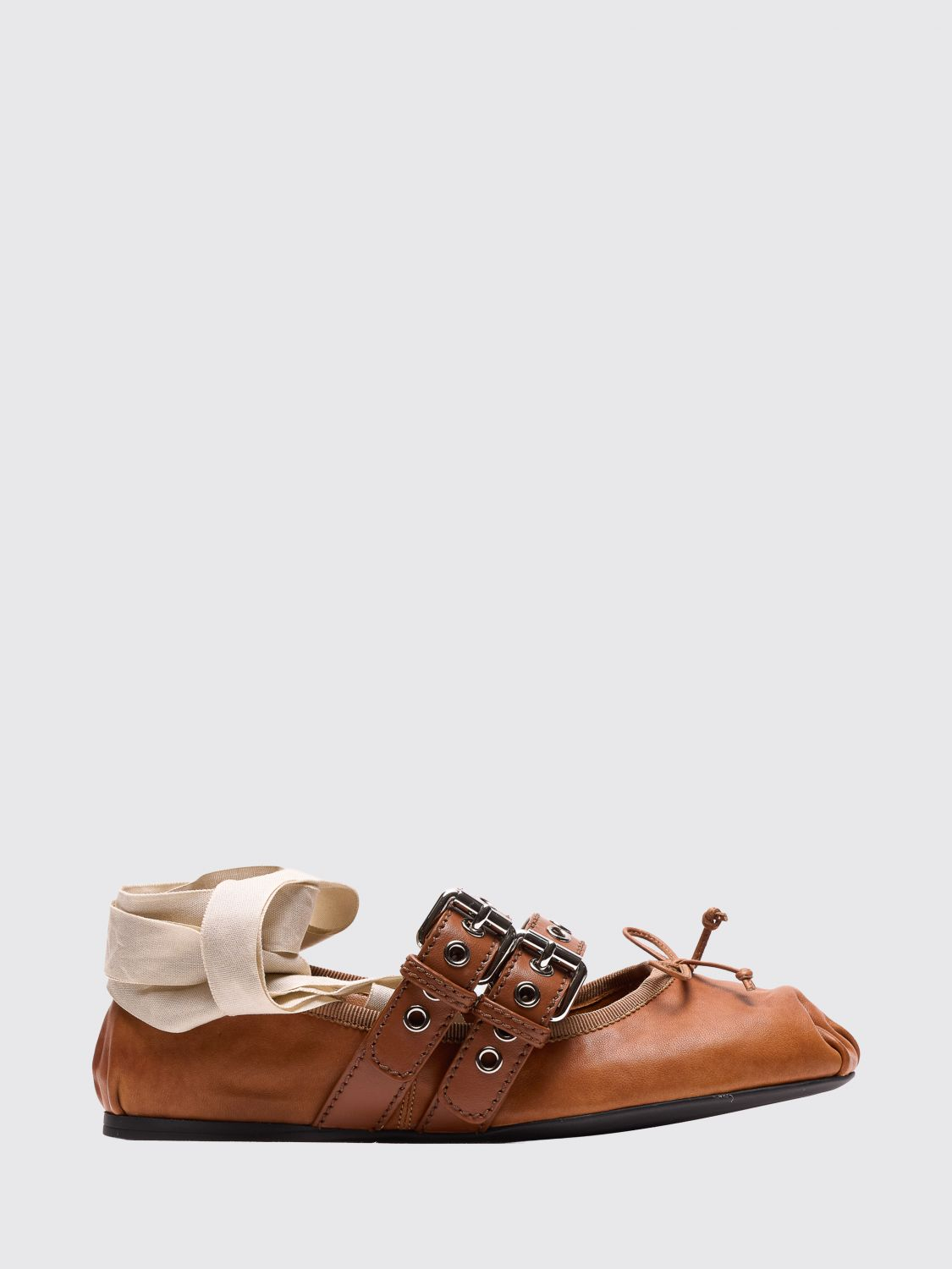 [Miu Miu] Flat shoes SS26 5F466AFG0053ZLV F098L