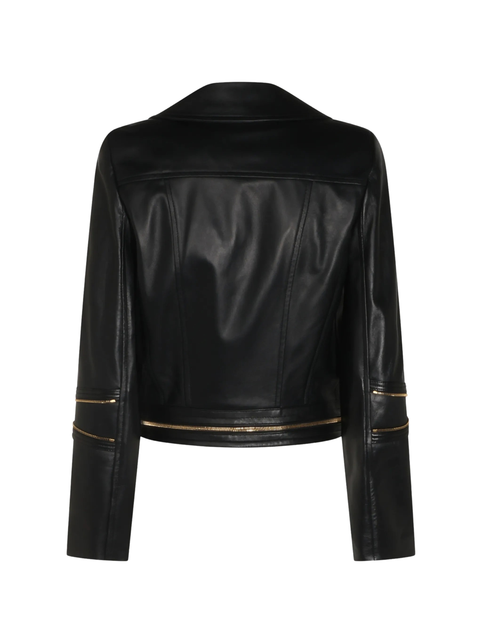 [ELISABETTA FRANCHI] Leather Jacket FW26 GD01Z66E2