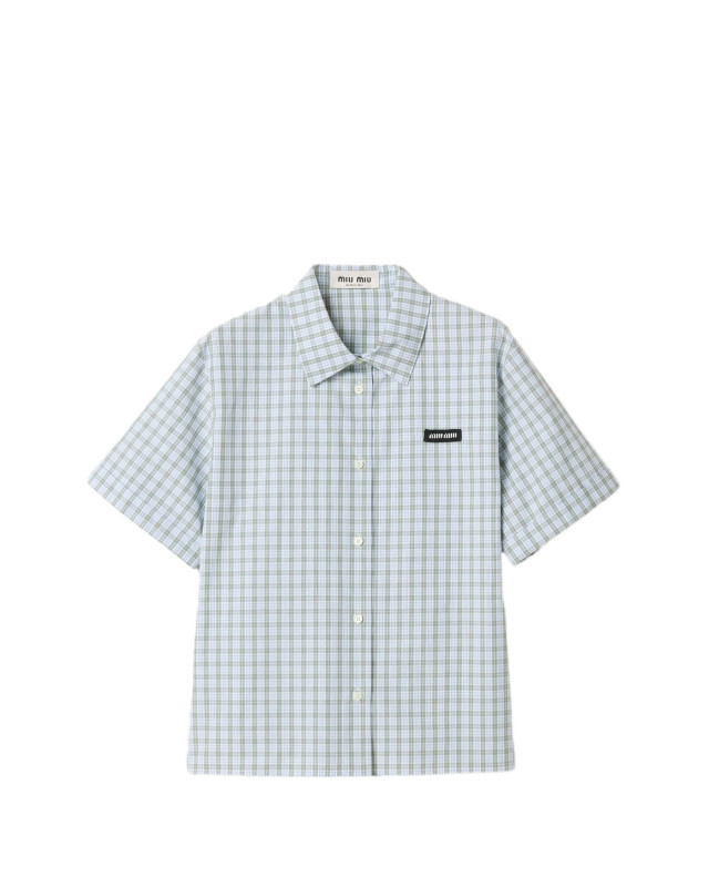 [Miu Miu] Shirts Short Sleeve FW26 MK1959 196L