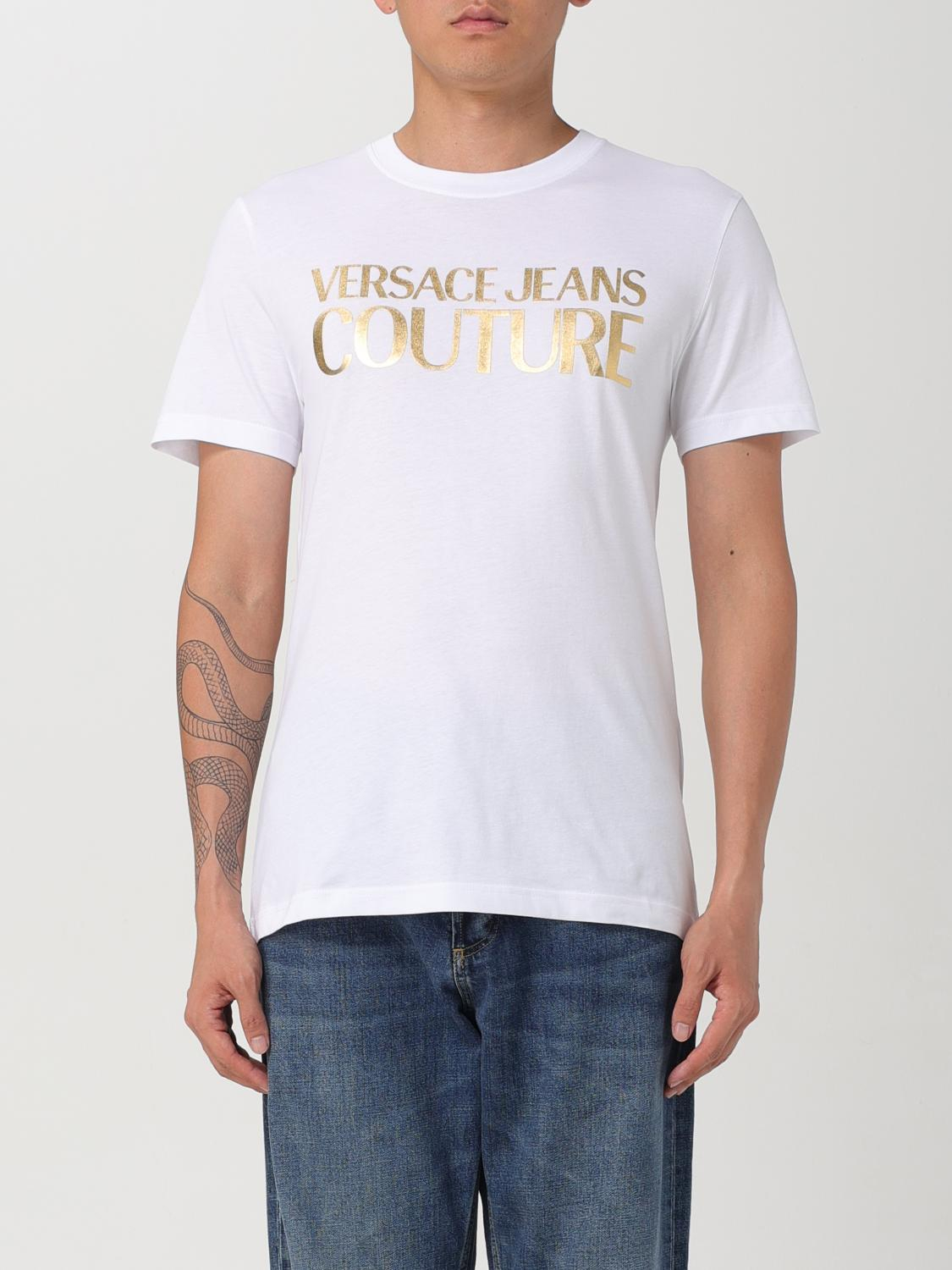 [VERSACE JEANS COUTURE] T-shirts Short Sleeve FW25 77GAHT05CJ00T G03