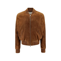 [Ami Paris] Leather Jacket FW26 HJK152LH0059282