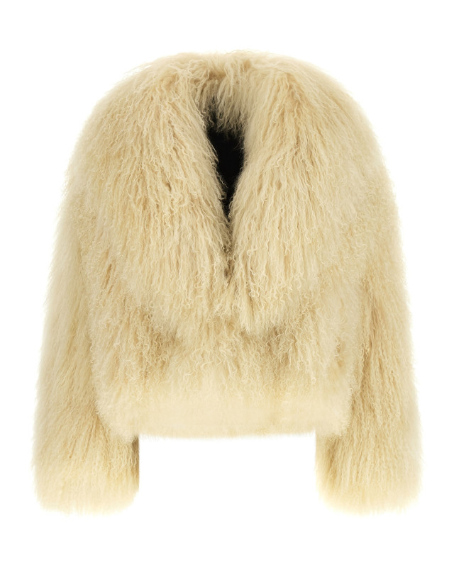 [Blancha] Fur Jacket FW26 26113100CREMA