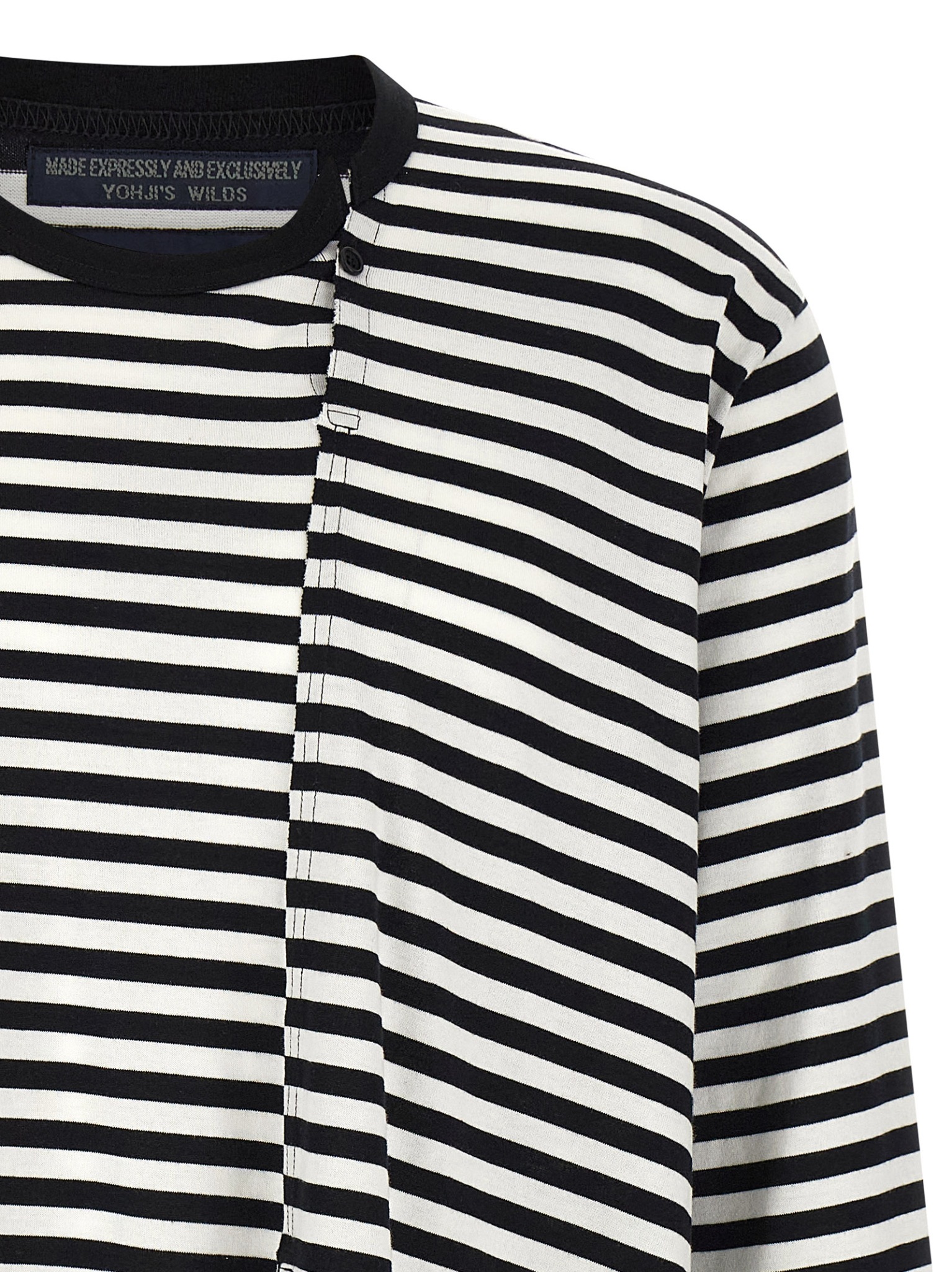 [YOHJI YAMAMOTO] Knitwear SS26 HKT56074WHTXBLK1