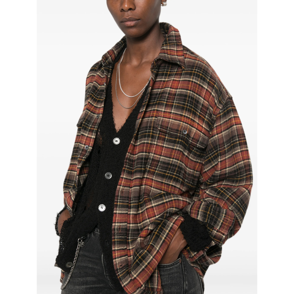 [R13] Shirts Long Sleeve FW26 R13WR415 R854B BROGR