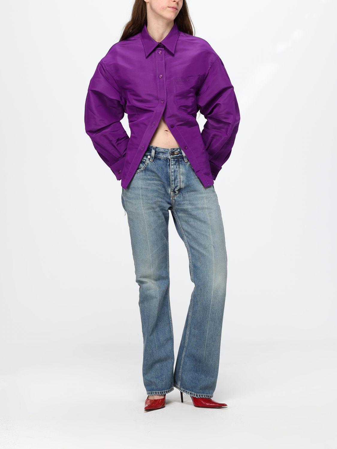 [Balenciaga] Shirts Long Sleeve FW26 872318TUP19 5210