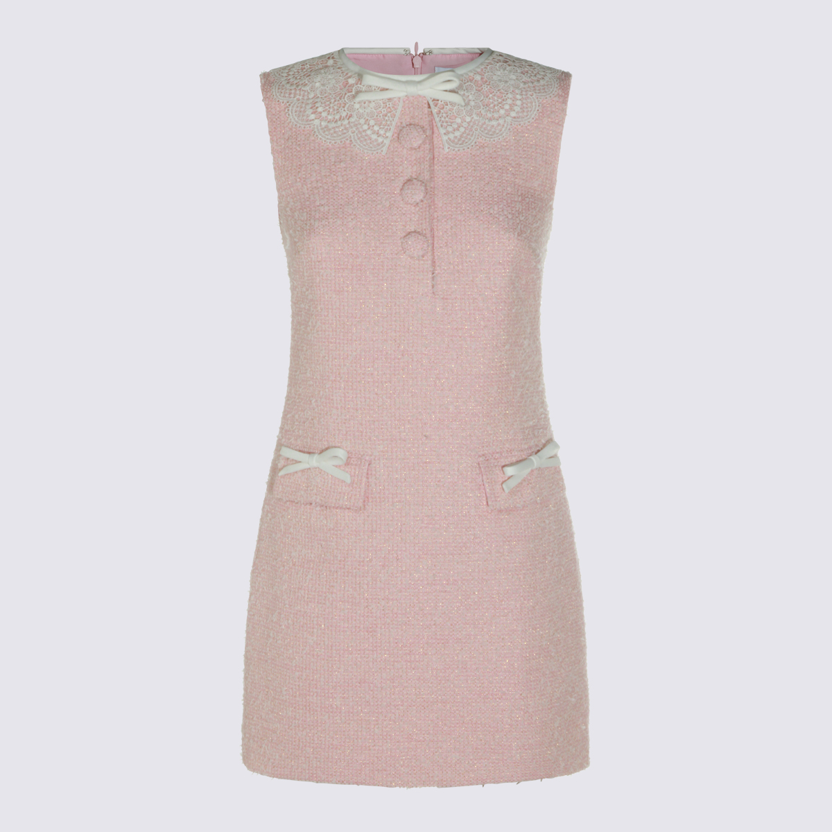[Self - portrait] Sleeveless dress FW26 PF26002SCPPINK