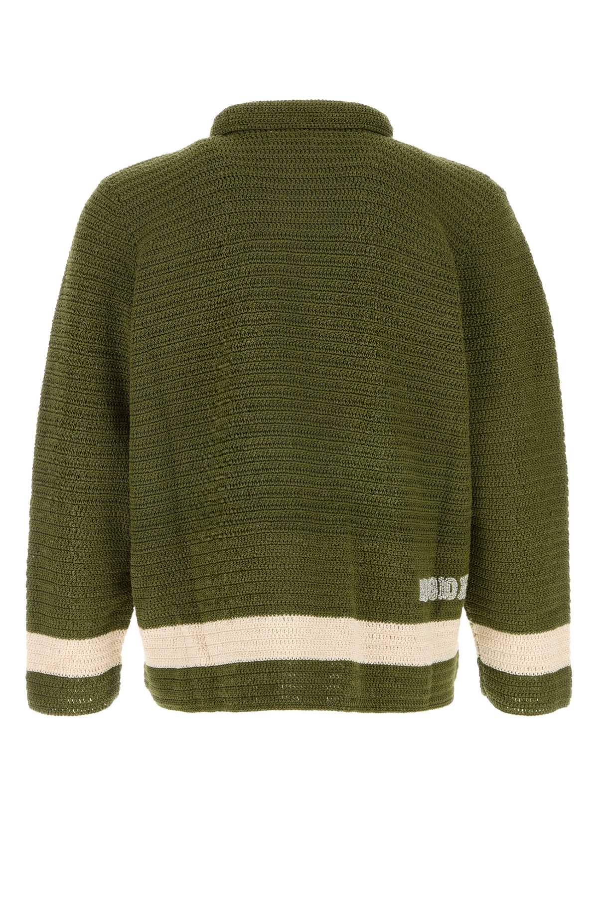 [BODE] Shirts Long Sleeve FW26 MRS26KT013 GREENCREAM