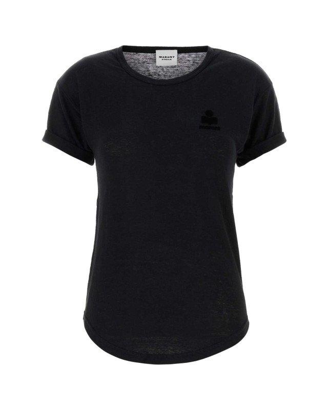 [Isabel Marant Etoile] T-shirts Short Sleeve FW26 TS0315FAA1N09E 01BK
