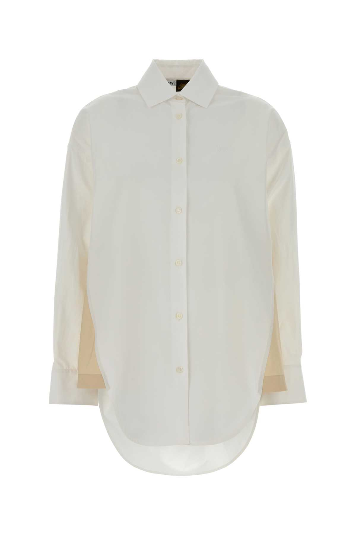 [LOEWE PAULA'S IBIZA] Shirts Long Sleeve SS26 S616Y05X58 WHITEBEIGE