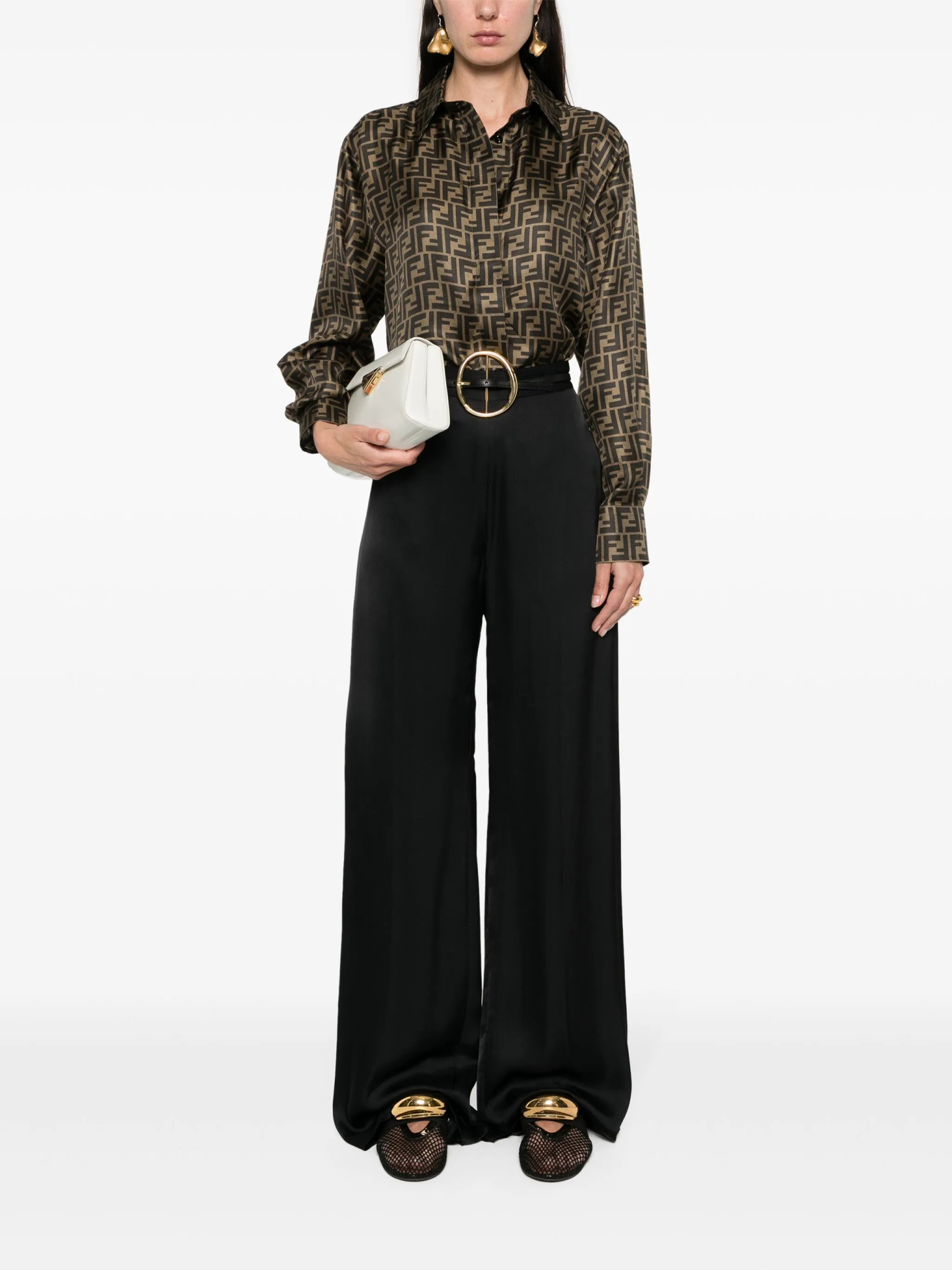 [Fendi] Shirts Long Sleeve FW26 FS8107A8G3F118W