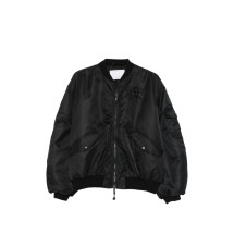[Cecilie Bahnsen] Bomber jacket FW26 OTW21006 FEILAN BLACK