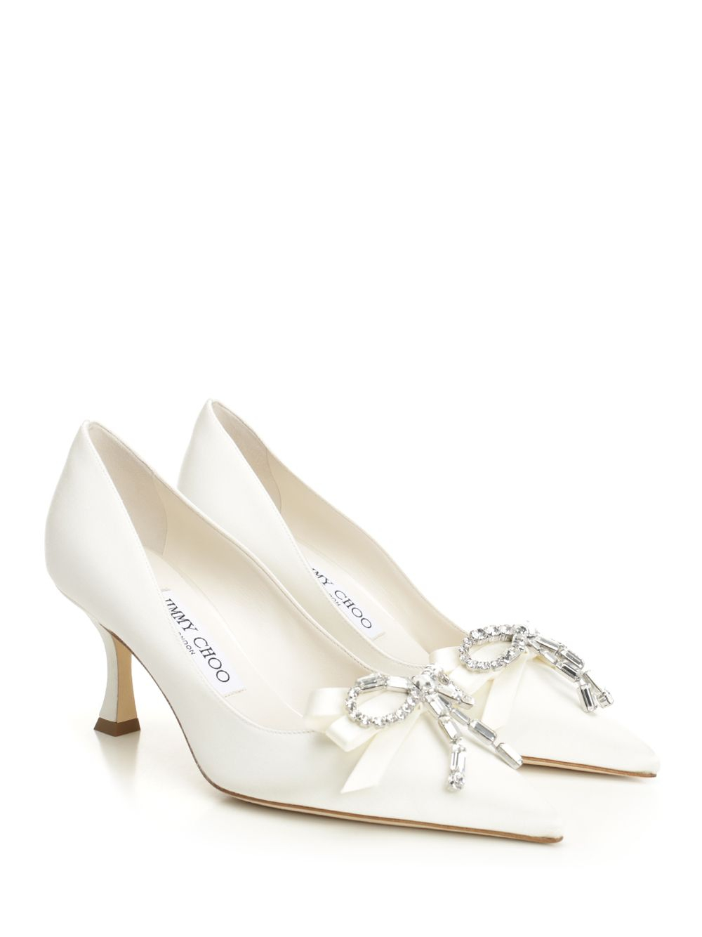 [Jimmy Choo] Pumps SS26 AURIA 70BSJIVORY/CRYSTAL