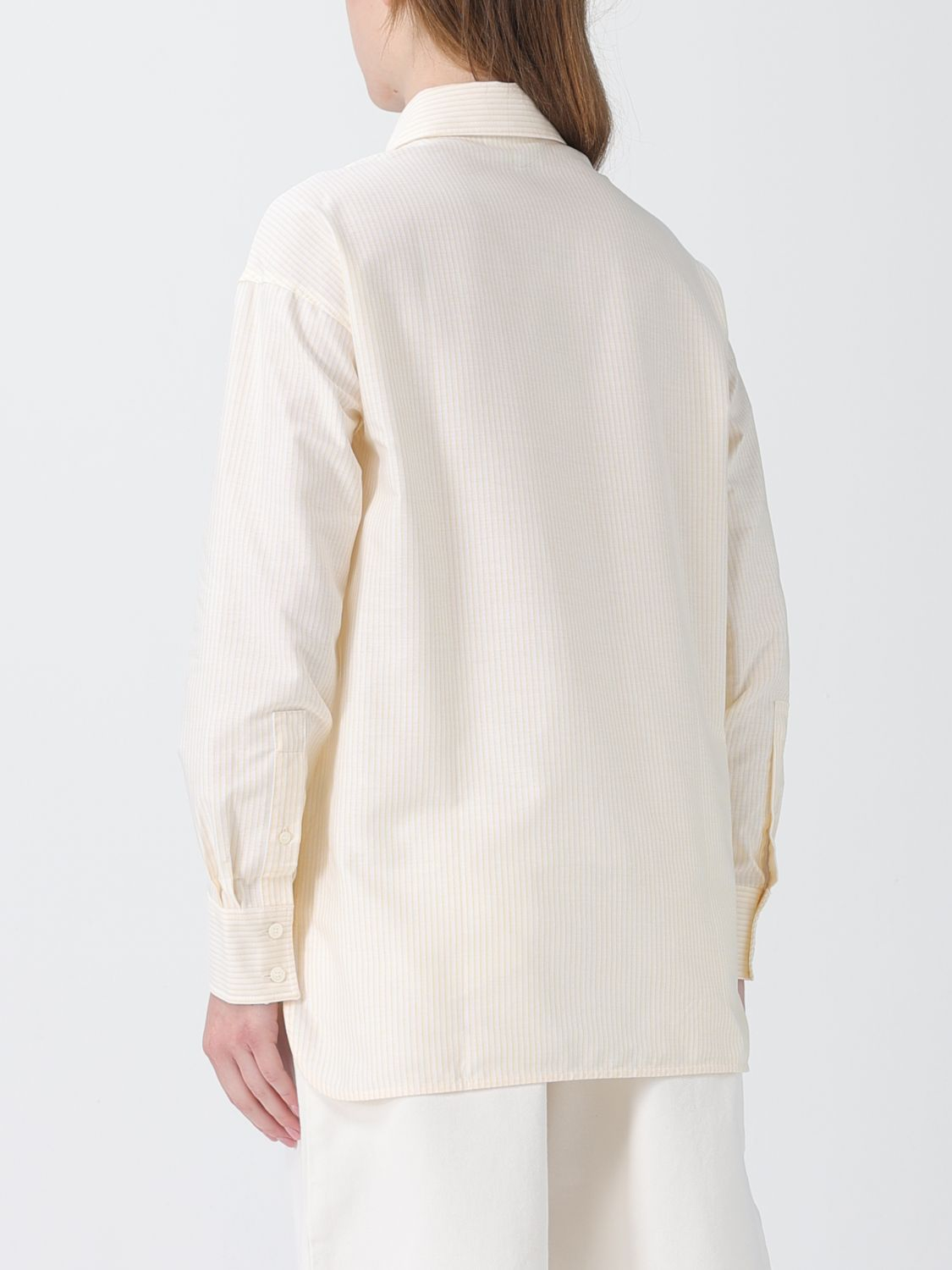 [MAISON KITSUNE] Shirts Long Sleeve SS26 QW00415WC5098 0493