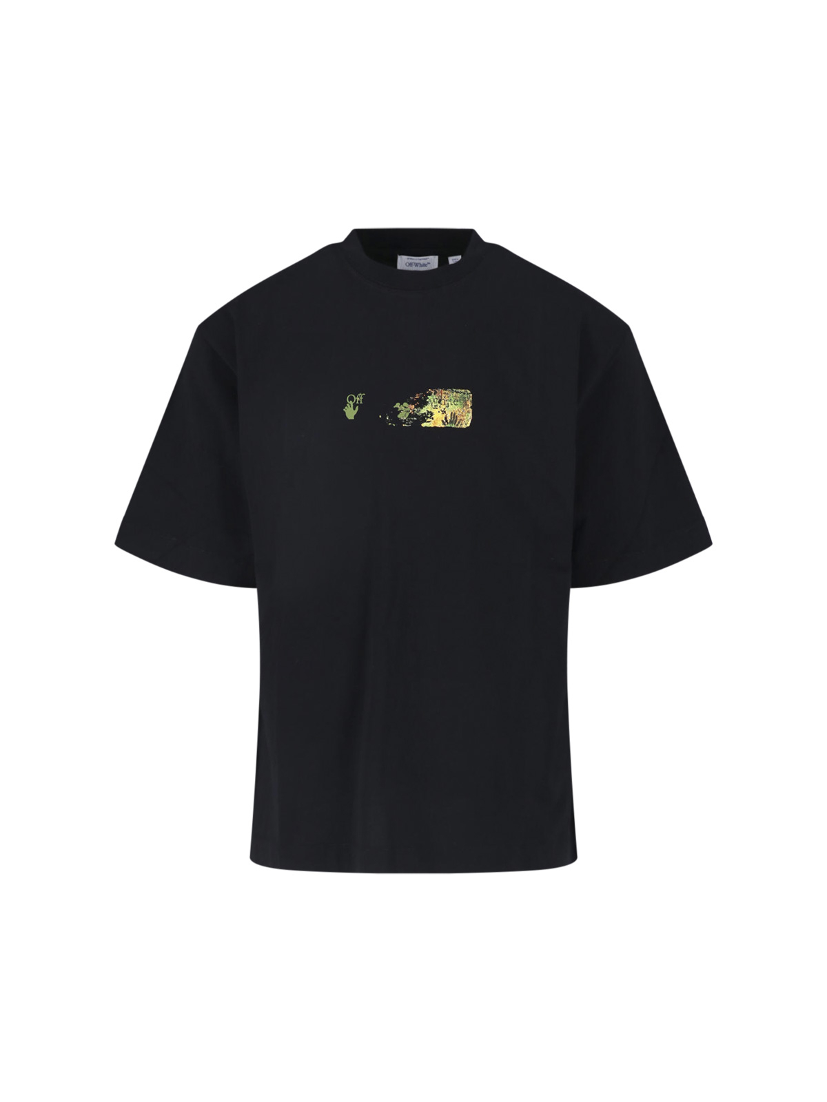 [Off-White] T-shirts Short Sleeve FW26 44MAA120F26J00D001BLACK