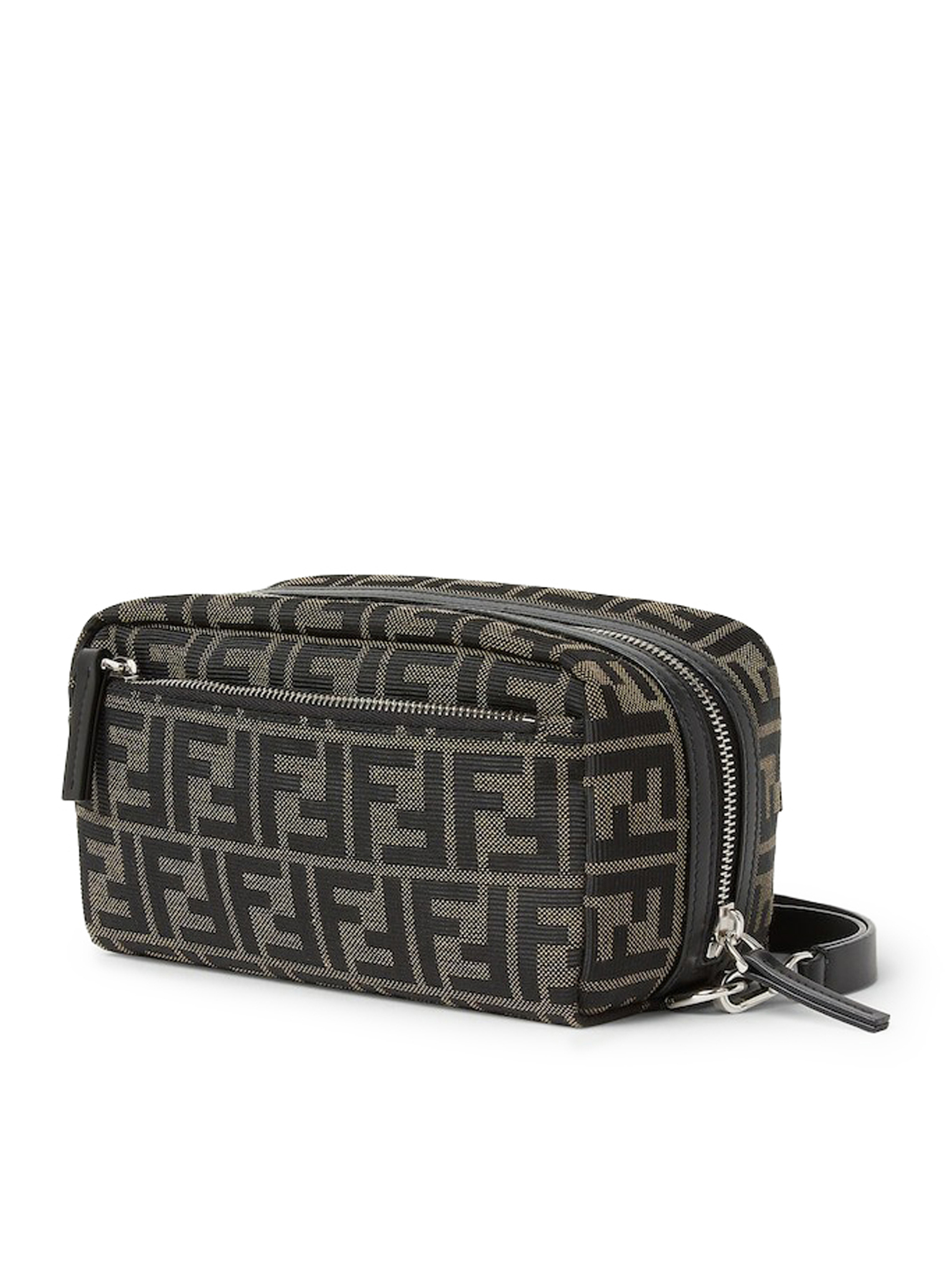 [Fendi] Pouch FW26 8N0216B16FF1PR4 TOBACCO MORO BLACK
