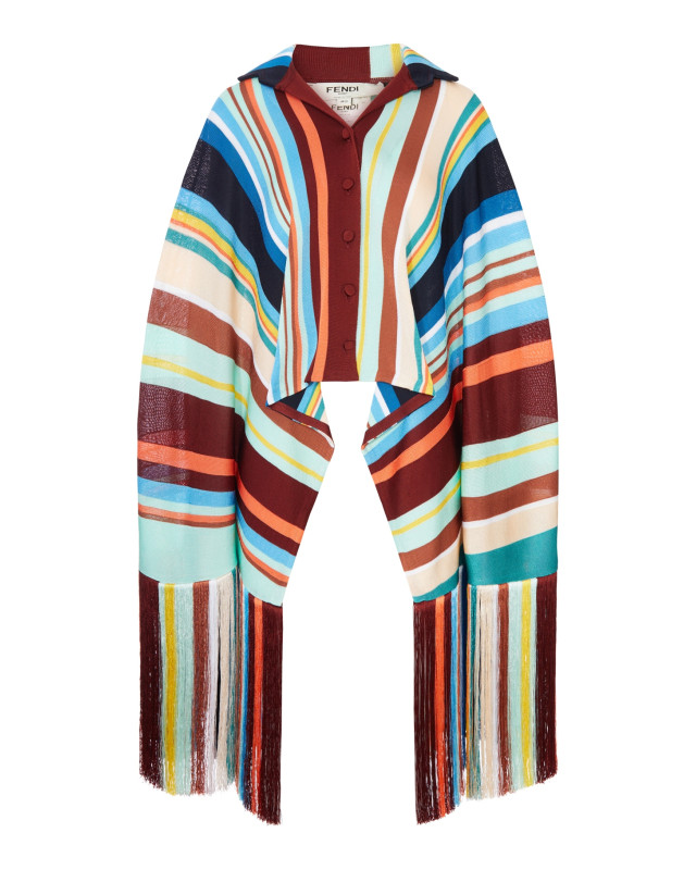 [Fendi] Cape FW26 FZJ612AYBZF0ZA0 MULTICOLOR