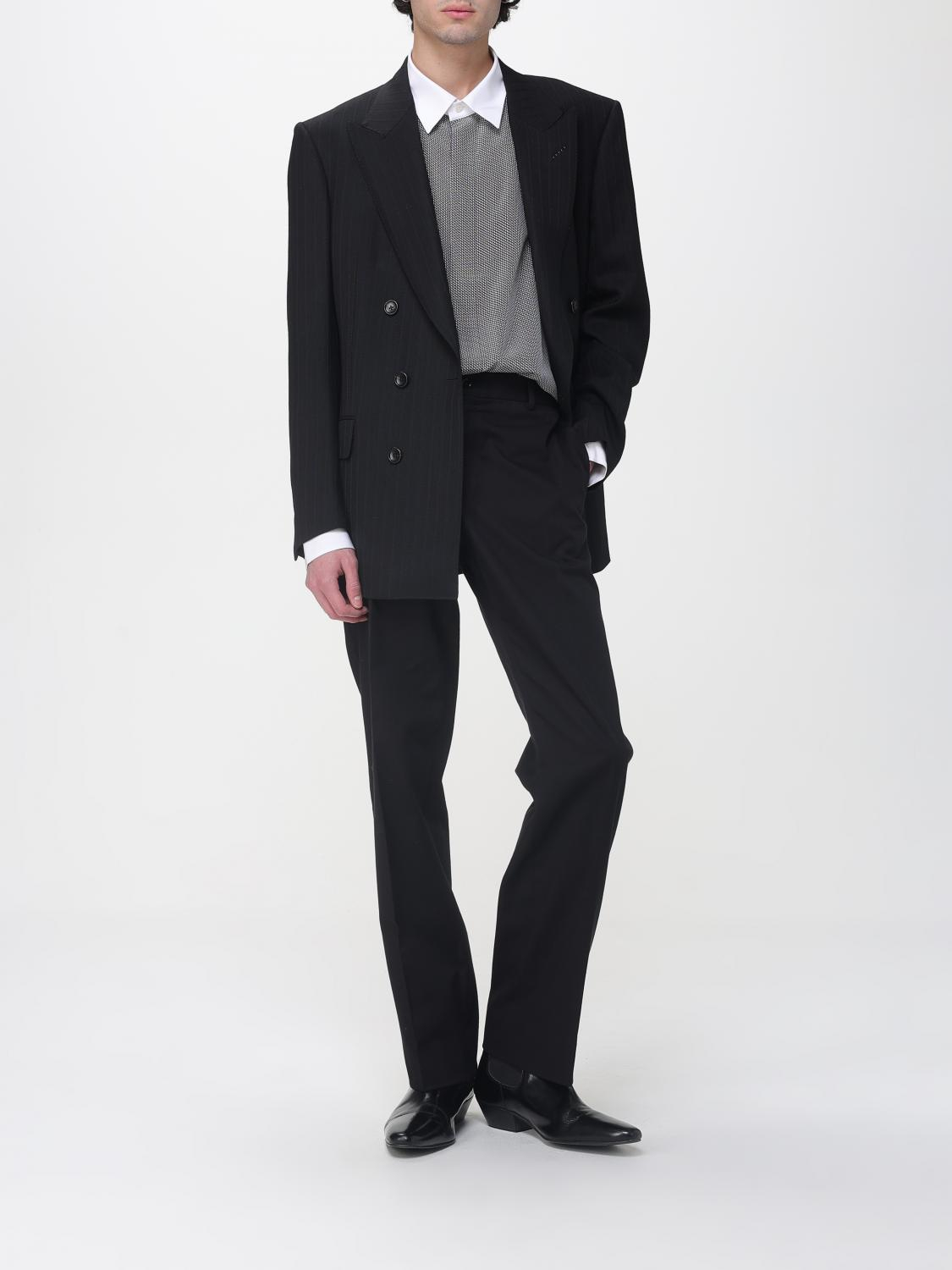 [Tom Ford] Shirts Long Sleeve SS26 HRBF04S0206 BLACK