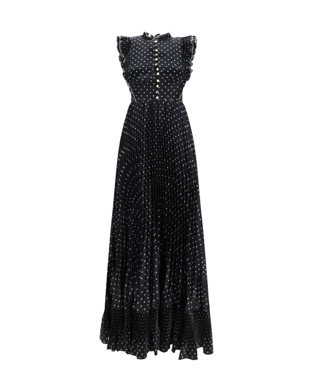 Polka dot long Dress
