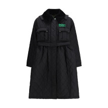 Quilted hooded Coat by Barbour x GANNI