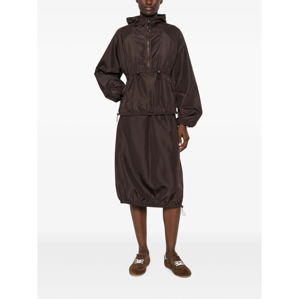 [Cecilie Bahnsen] Midi skirt FW26 RTW17007 FIE BROWN