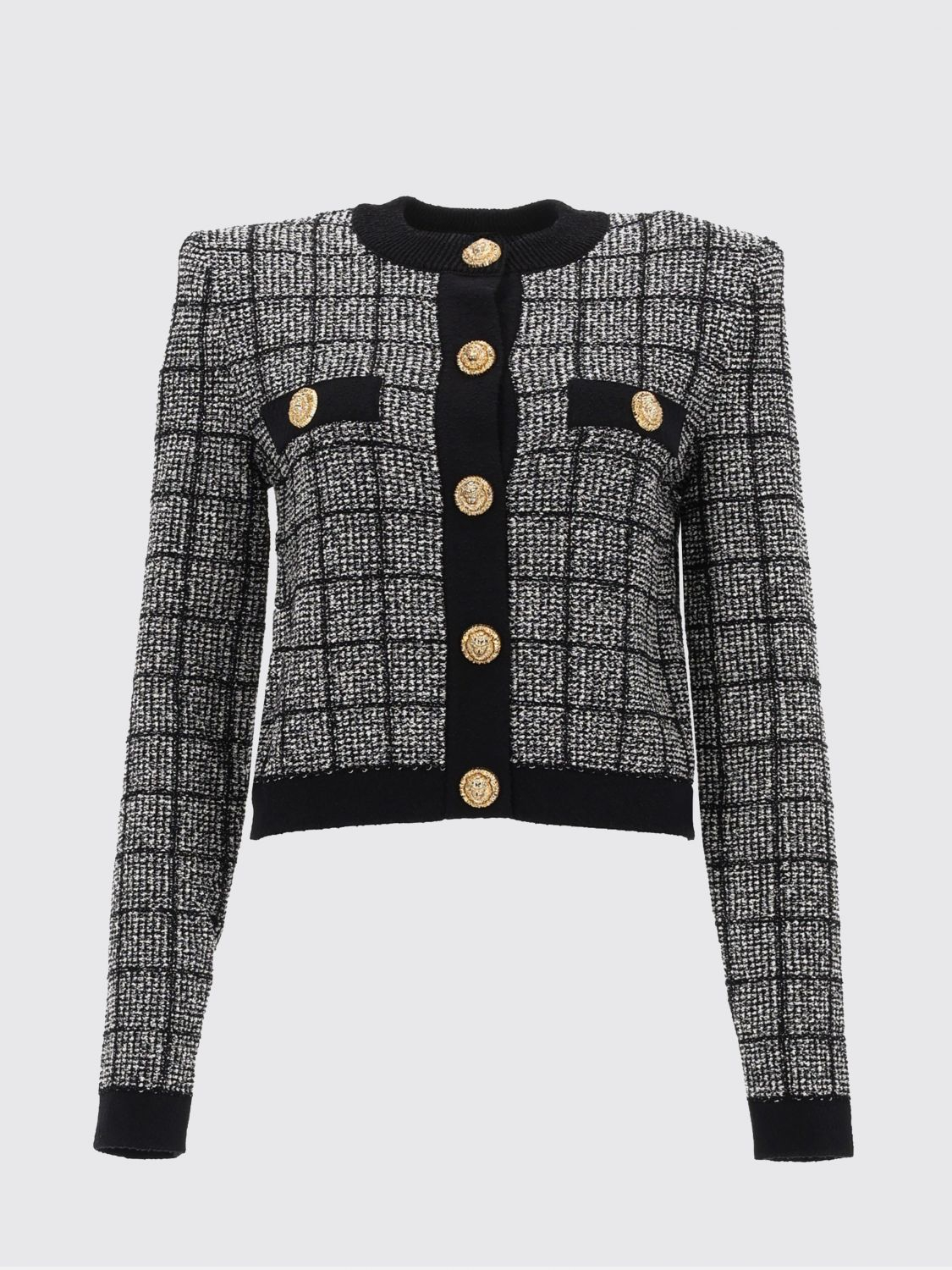 [Balmain] Knitwear SS26 GF1KL000KJ48 EER