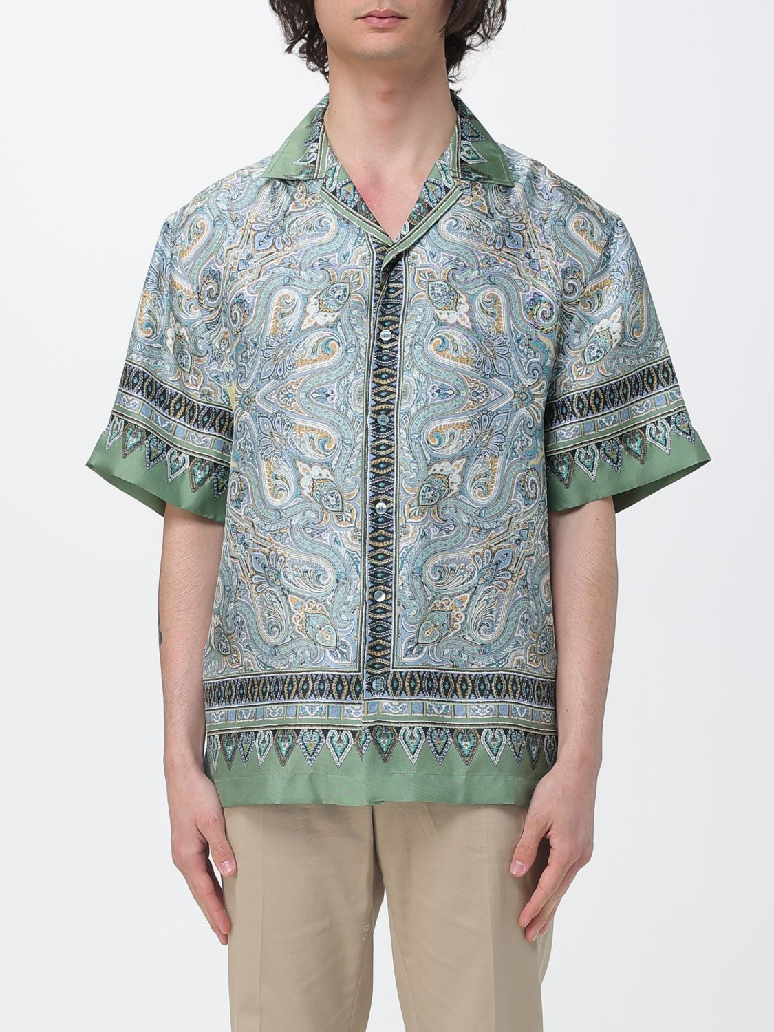 [Etro] Shirts Short Sleeve SS26 MRIC001399SP1N8 X0890
