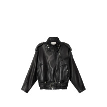 [Isabel Marant] Leather Jacket FW26 D3B04I VE0744FA 01BK