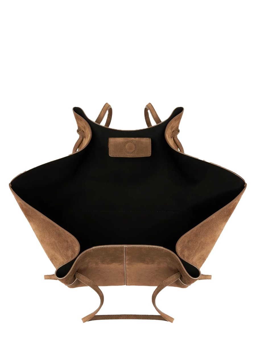 [YUZEFI] Shoulder bag FW26 LARGE-MOCHI-SUEDE_COGNAC