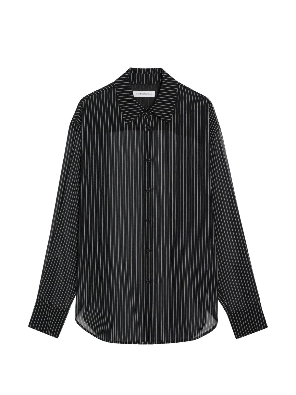 [THE FRANKIE SHOP] Shirts Long Sleeve FW26 CHFS21094811BLACK/WHITESTRIPE