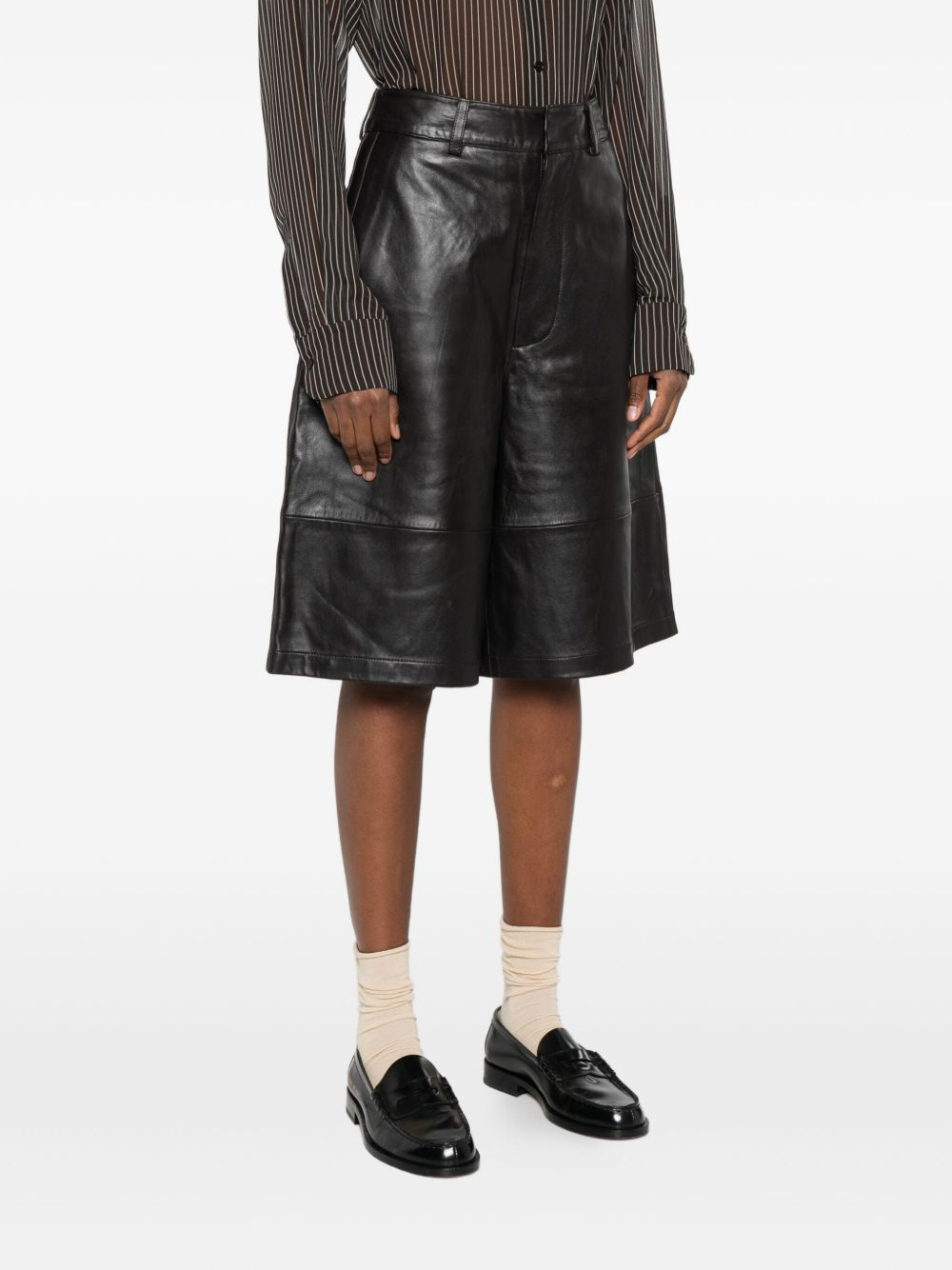 [THE FRANKIE SHOP] Shorts FW26 SHFS21089201DARKBROWN