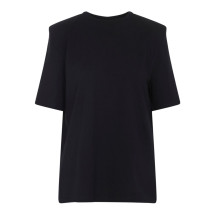 [THE FRANKIE SHOP] T-shirts Short Sleeve FW26 TSFS21180100BLACK