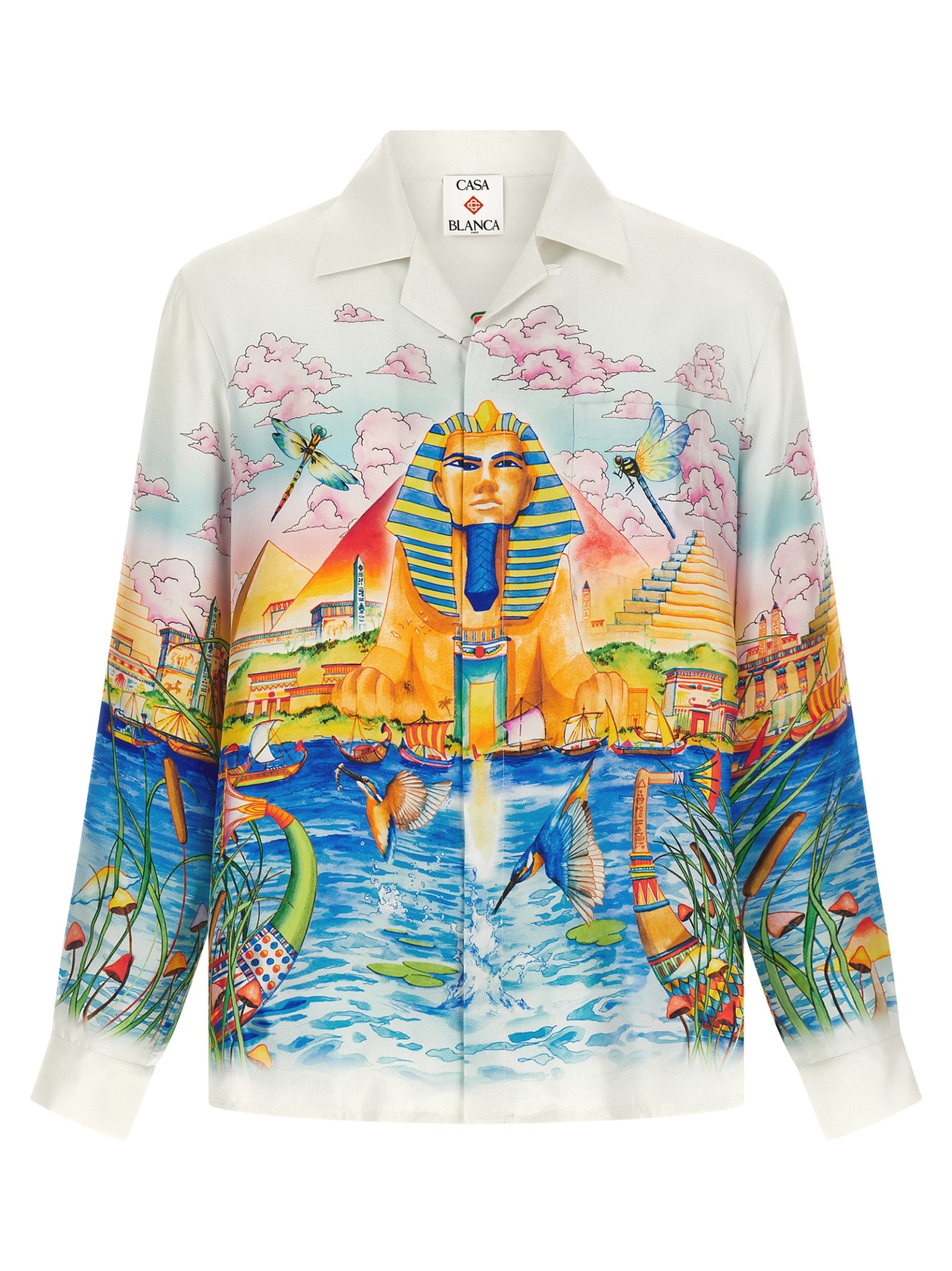 [Casablanca] Shirts Long Sleeve FW26 MPF26SH00602EGYPTASITWAS