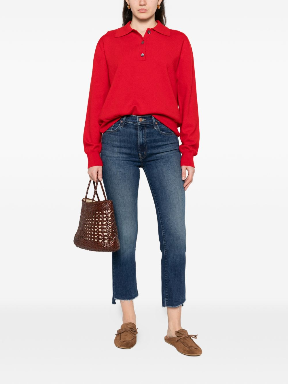 [Mother] Jeans SS26 1157 2104 THE INSIDER CROP STEP FRAY TBM3