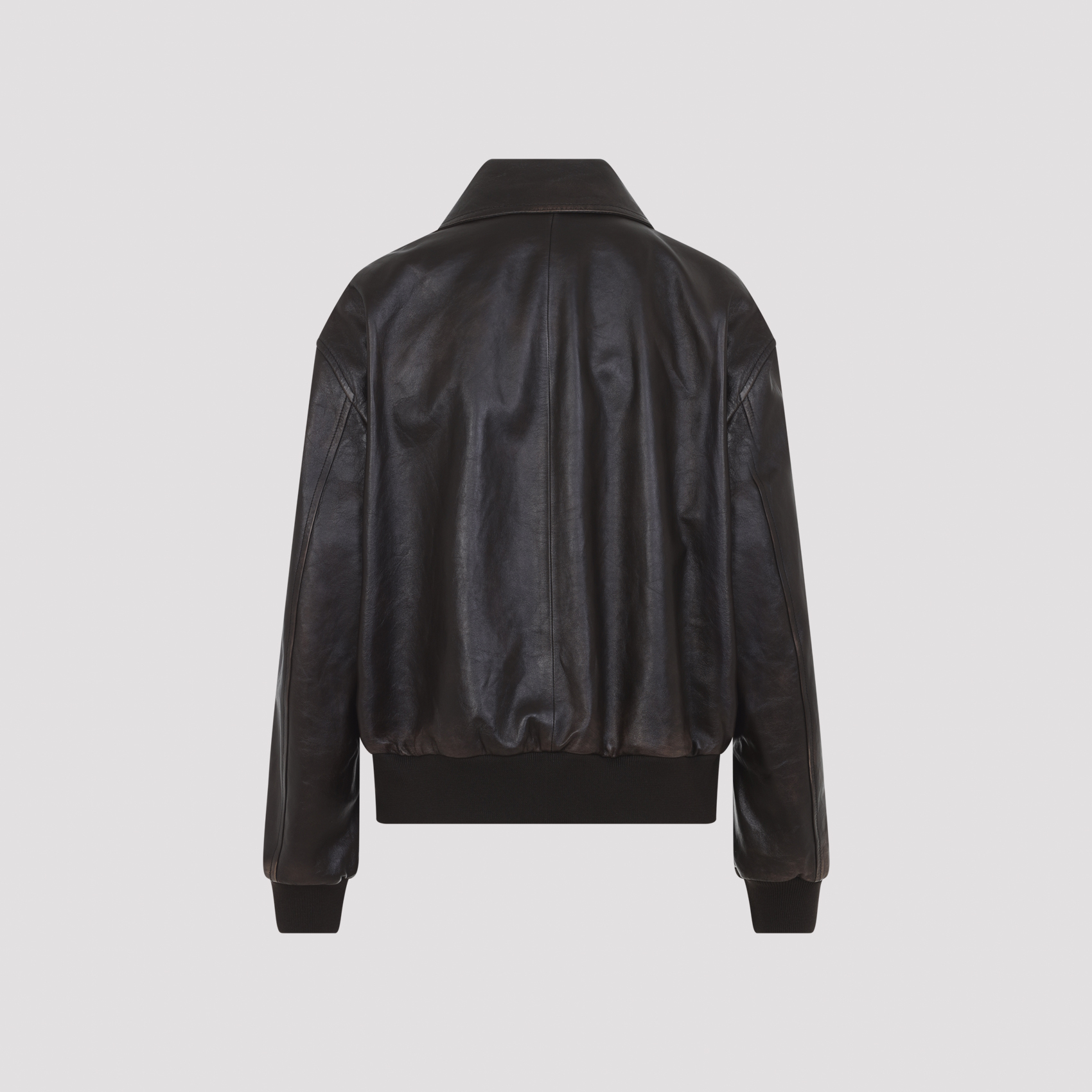 [Prada] Leather Jacket FW26 58A303SOOO.16IL