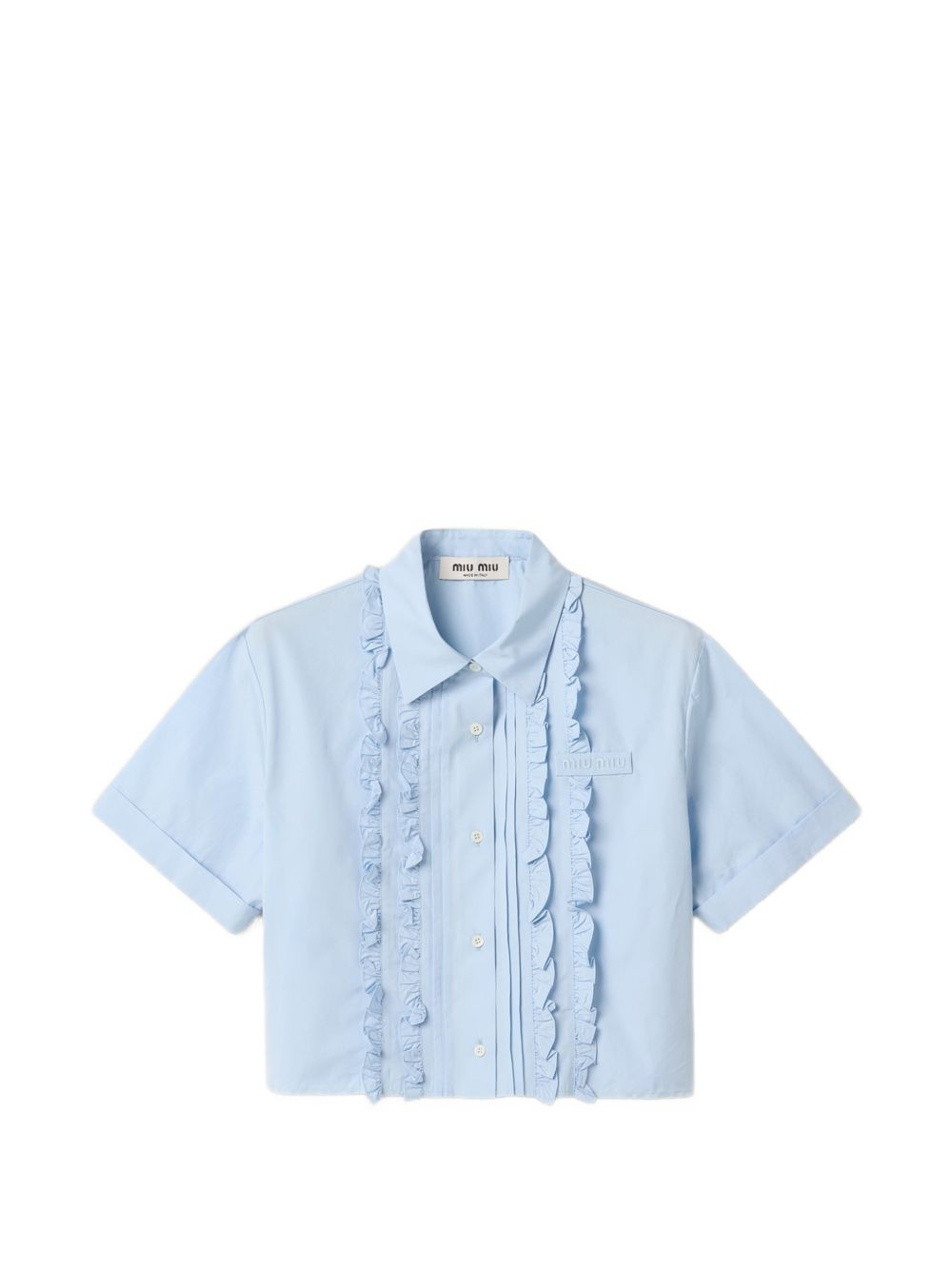 [Miu Miu] Shirts Short Sleeve FW26 MK204510RGF0013