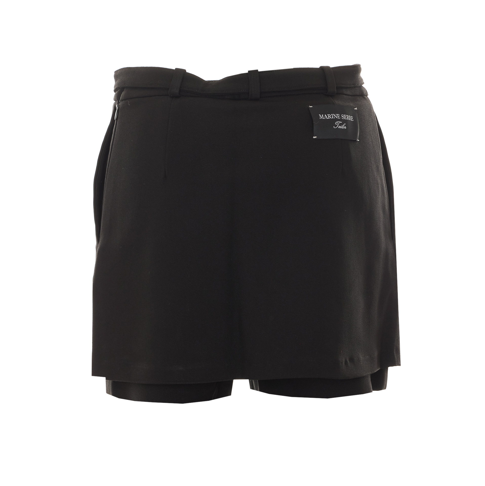 [MARINE SERRE] Shorts SS26 WSK131ACWOV0091BK99