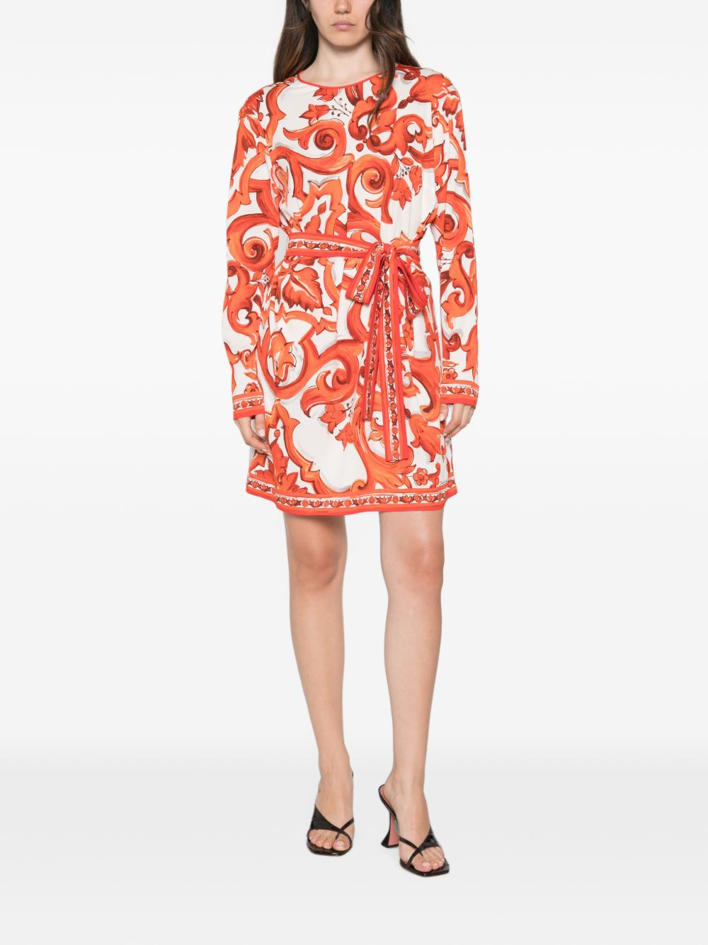 [Dolce & Gabbana] Long sleeve dress FW26 F6TVCTGDDRJS9000