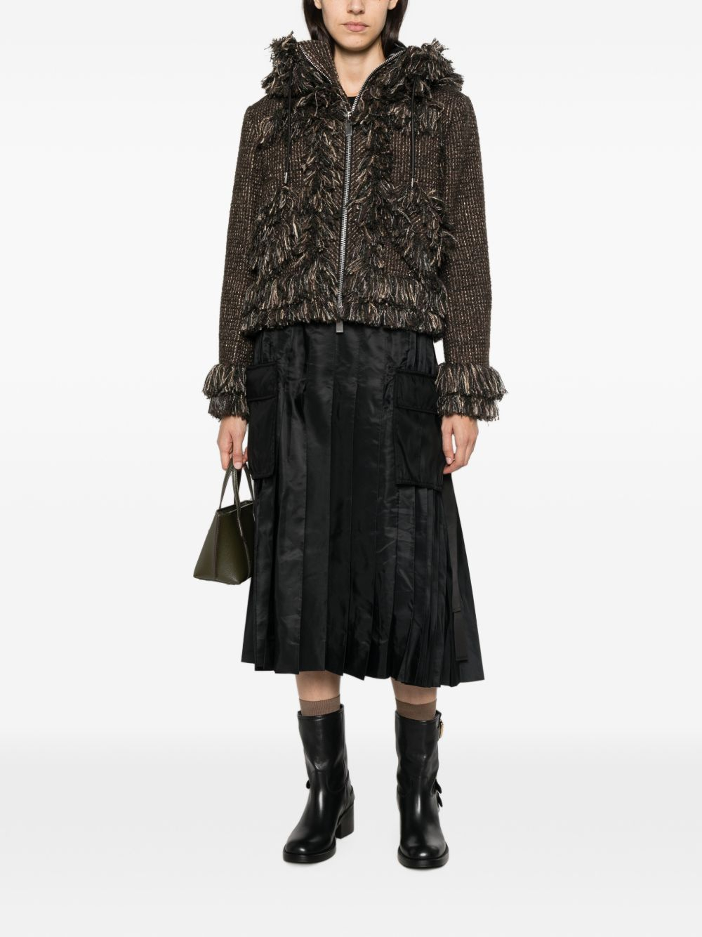 [Sacai] Long skirt FW26 26-08584001