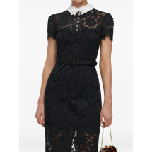 [Self-portrait] Short sleeve dress FW26 AW26-019MA-B  BLACK