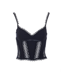 [CharoRuiz] Tank top SS26 261102BLACK
