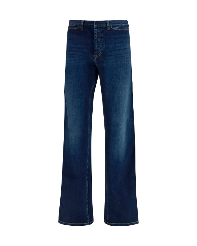 Cotton Jeans with Web stripe