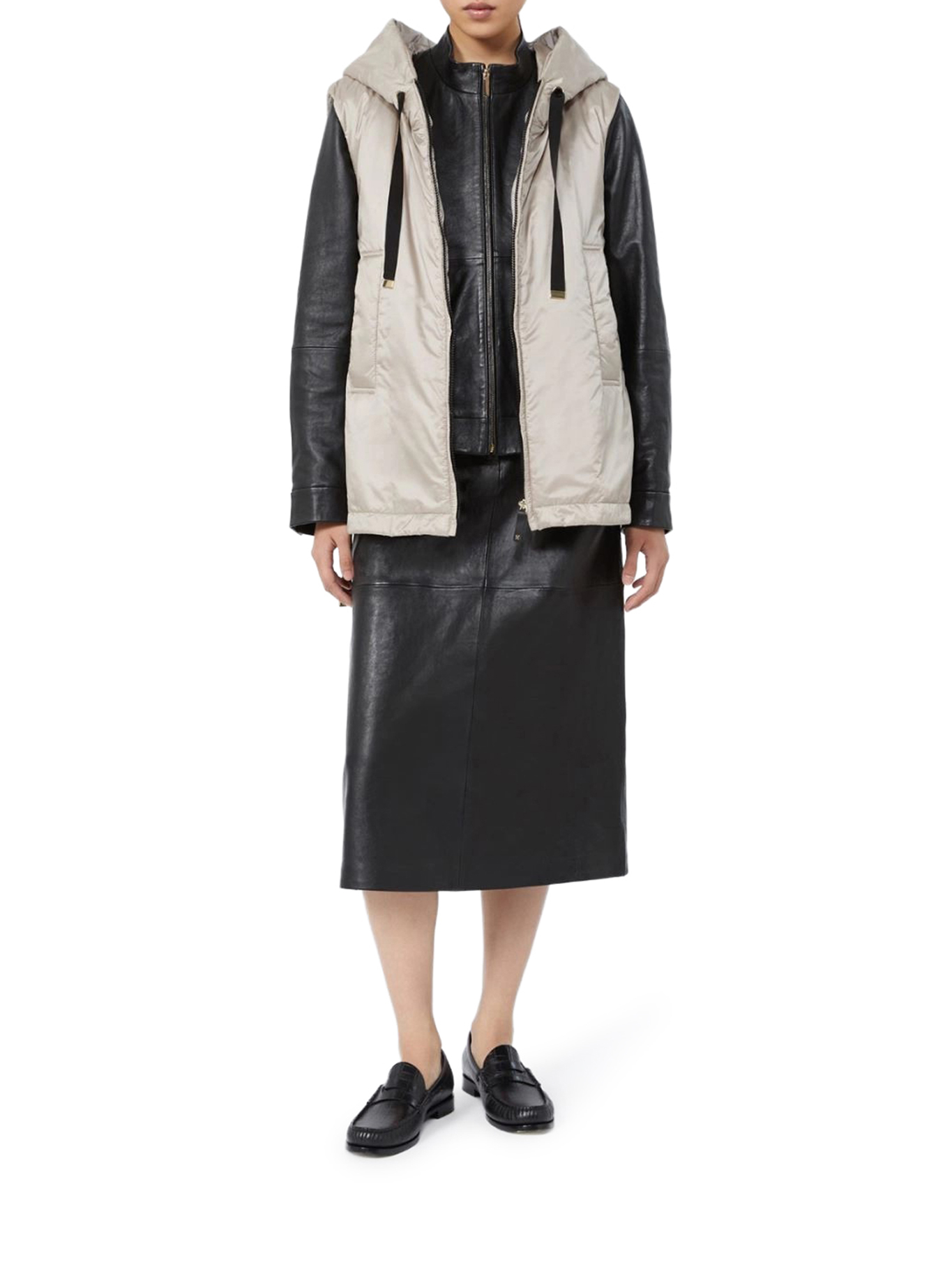 [MAX MARA THE CUBE] Down Vest FW26 2629296014600090 NEW BEIGE